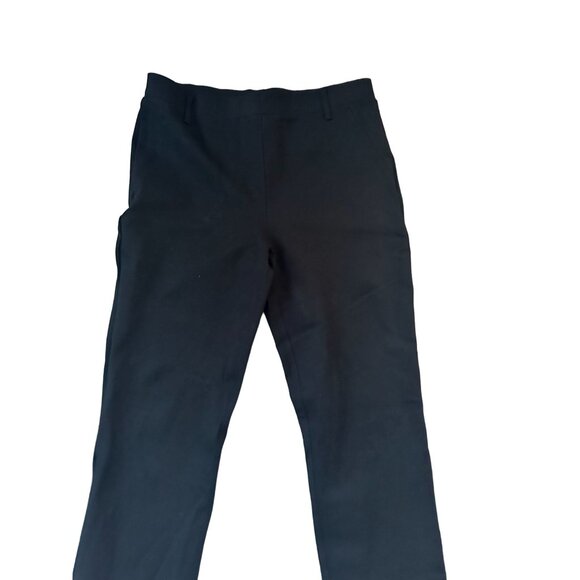 QUINCE Womens Black Straight Leg Pants Size Medium - Picture 5 of 5